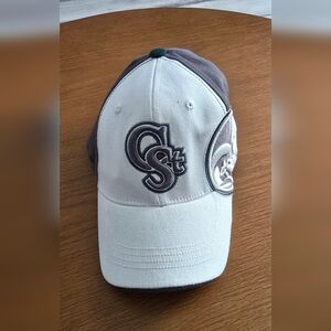 Top of the World Black and White Cap